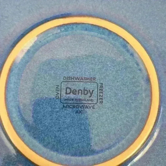 Denby Blue Haze Plate Setting  includes bowl, dinner plate and dessert plate - Picture 7 of 7